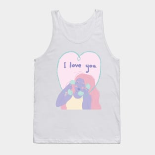 I Love Me - A Pastel Dream Of Self Acceptance Tank Top